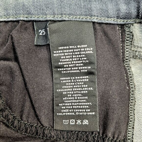 J Brand Faded Gray "Intent" Skinny Jeans Sz 25 - Picture 9 of 14